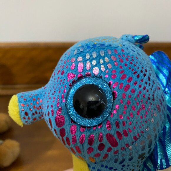 Lot of 4 plushes-3 TY Beanie Boos and 1 Fiesta Fursian Rainbow Unicorn - Picture 9 of 11